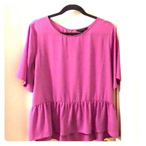 Banana republic peplum top